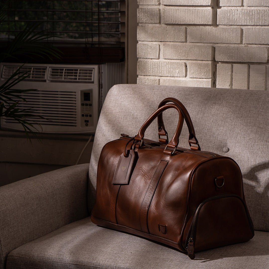Jefferson Leather Duffle Bag | Elderwood