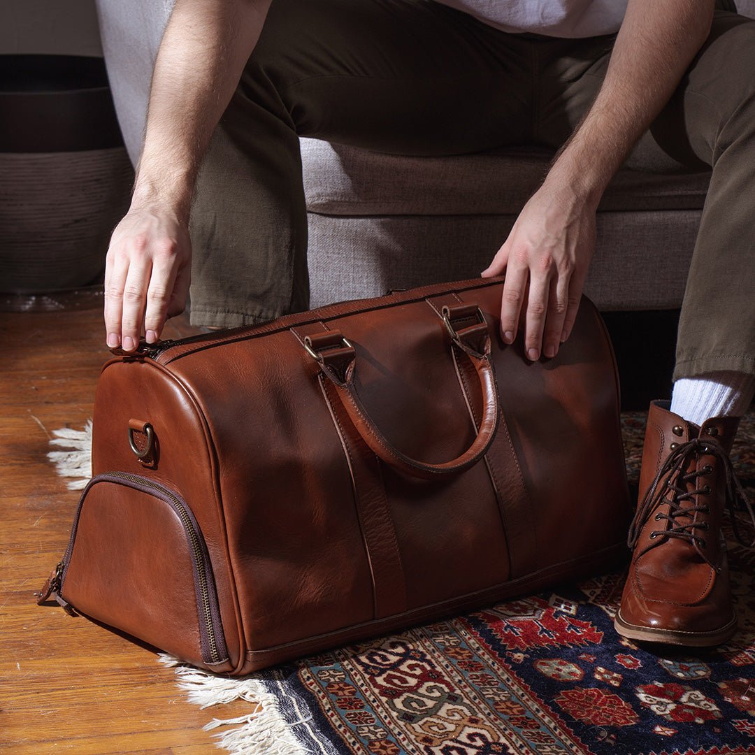 Jefferson Leather Duffle Bag | Elderwood