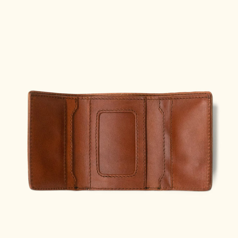 Roosevelt Leather Trifold Wallet | Autumn Brown