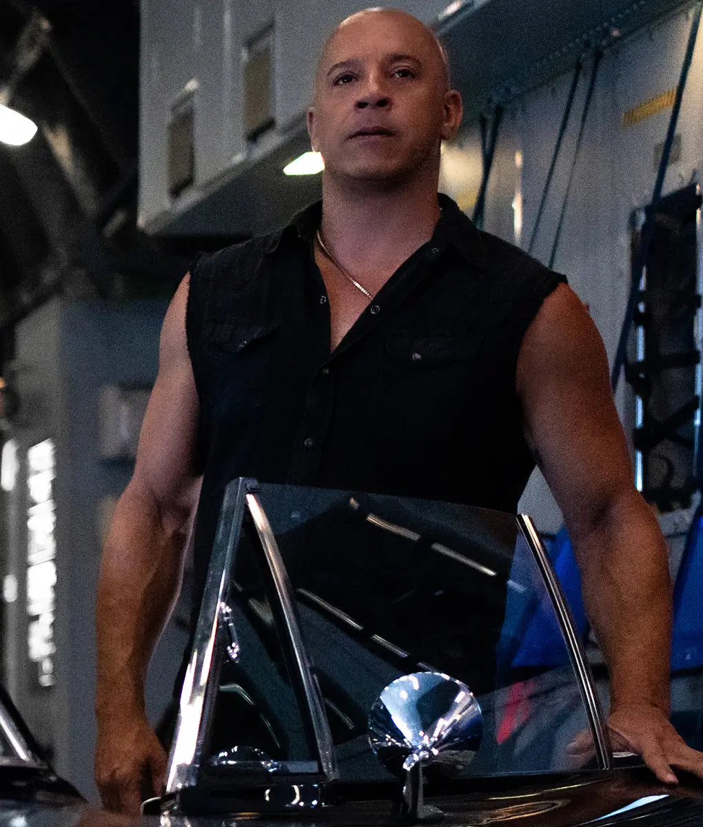 Fast and Furious 9 Dominic Toretto Black Cotton Vest (Inspired Style)