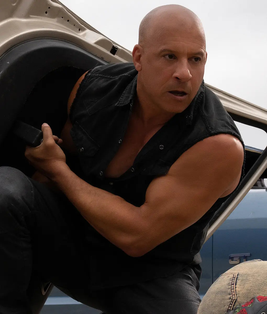 Fast and Furious 9 Dominic Toretto Black Cotton Vest (Inspired Style)