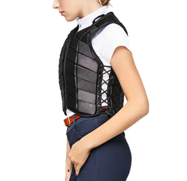 Heartland Amber Marshall Black Leather Vest (Inspired Style)