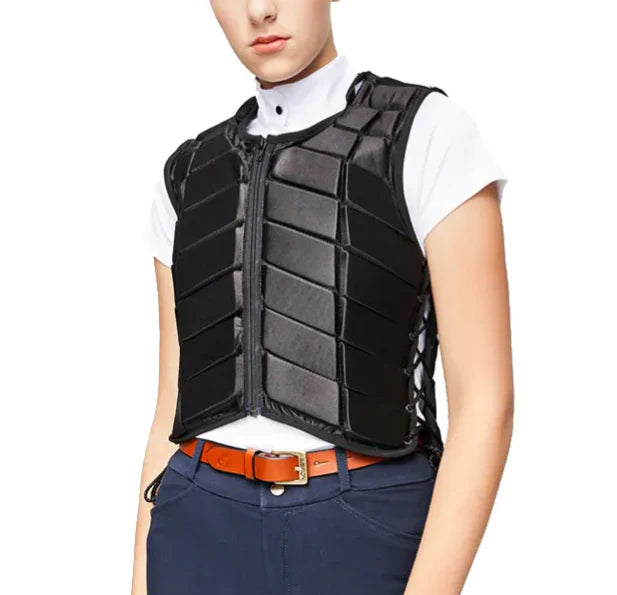 Heartland Amber Marshall Black Leather Vest (Inspired Style)