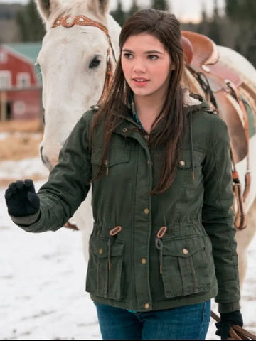 Heartland Georgie Green Jacket (Inspired Style)