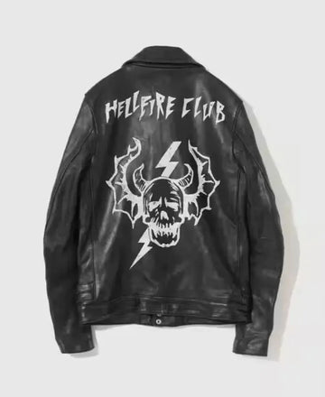 Hellfire Club Biker Leather Jacket