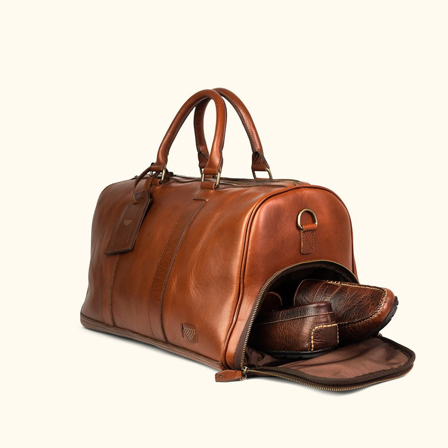 Jefferson Leather Duffle Bag | Elderwood