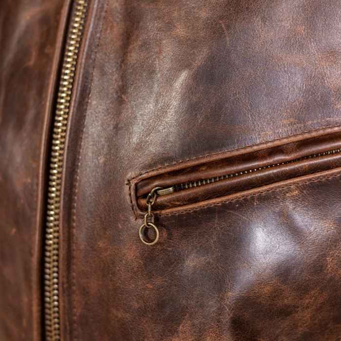 Men's Retro Moto Style Jacket