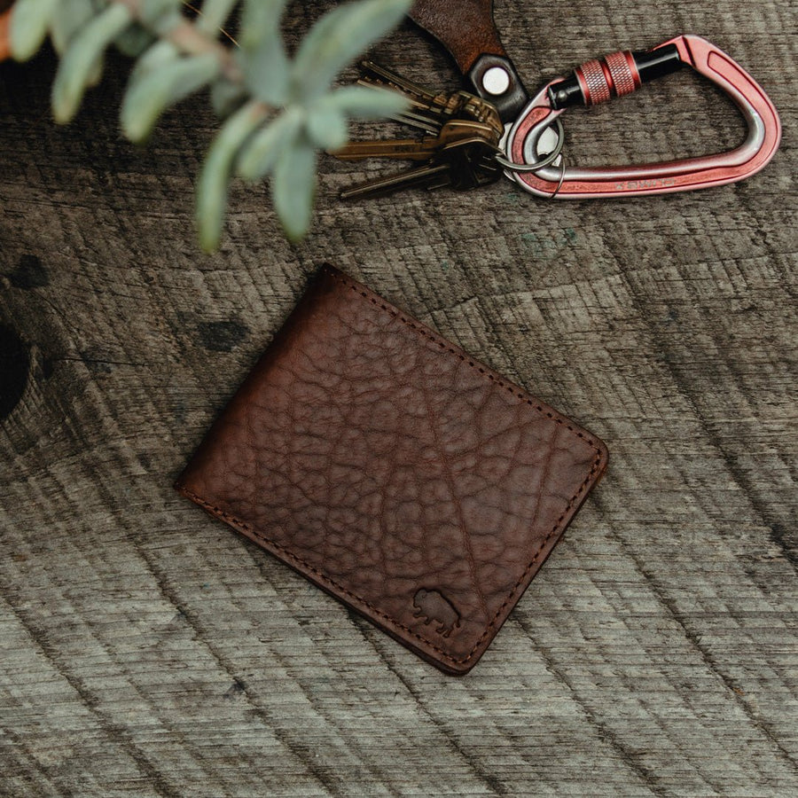 Ryder Reserve Bison Leather Billfold Wallet | Brown