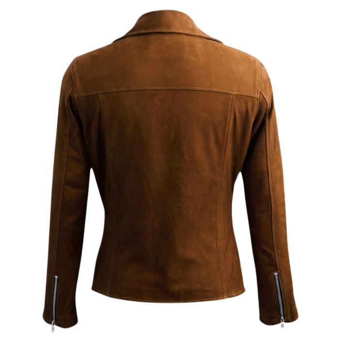 The Maverick Suede Moto Jacket