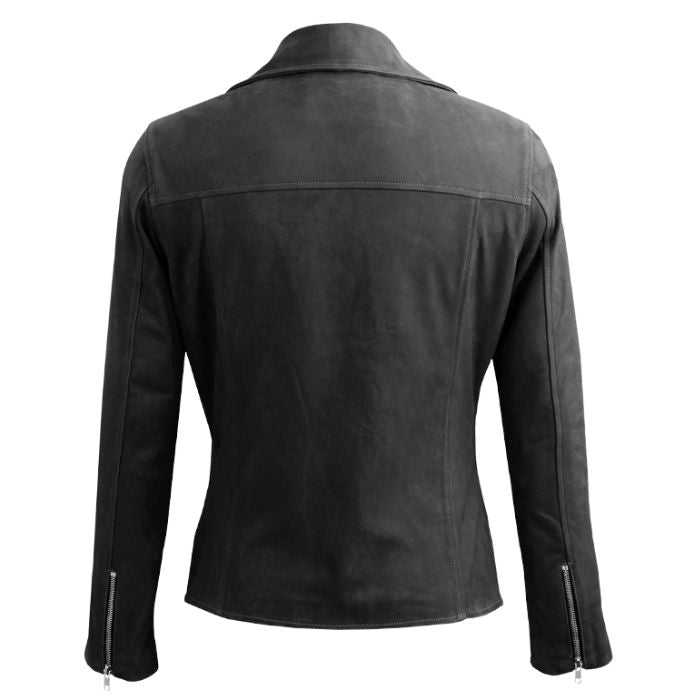 The Maverick Suede Moto Jacket