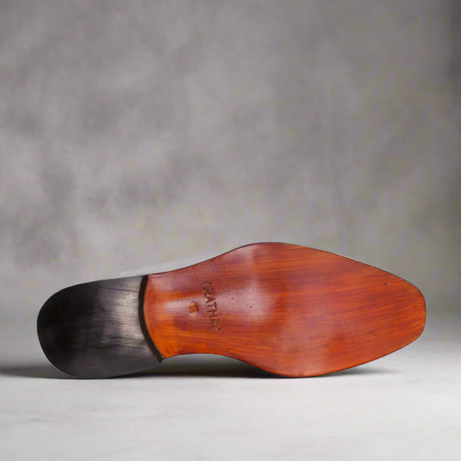 The Venn | Black & Purple Calfskin