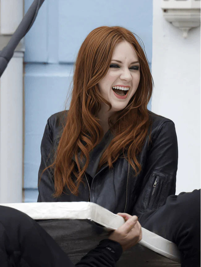 Doctor Who Amy Pond Leather Jacket