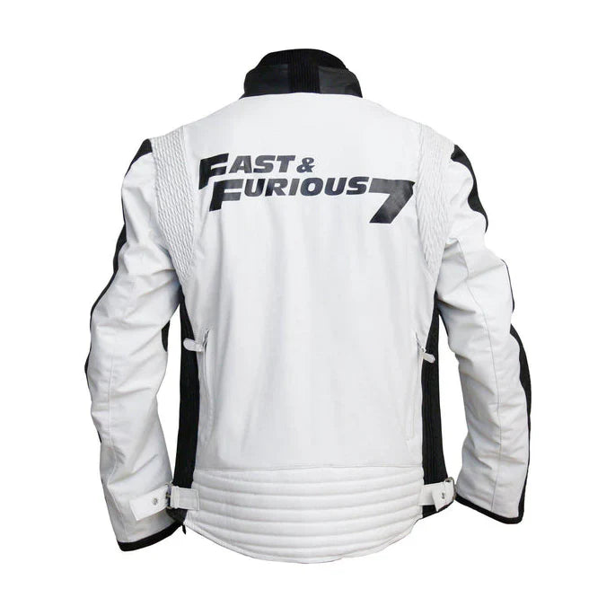 Fast and Furious 7 Dominic Toretto Racer Leather Jacket