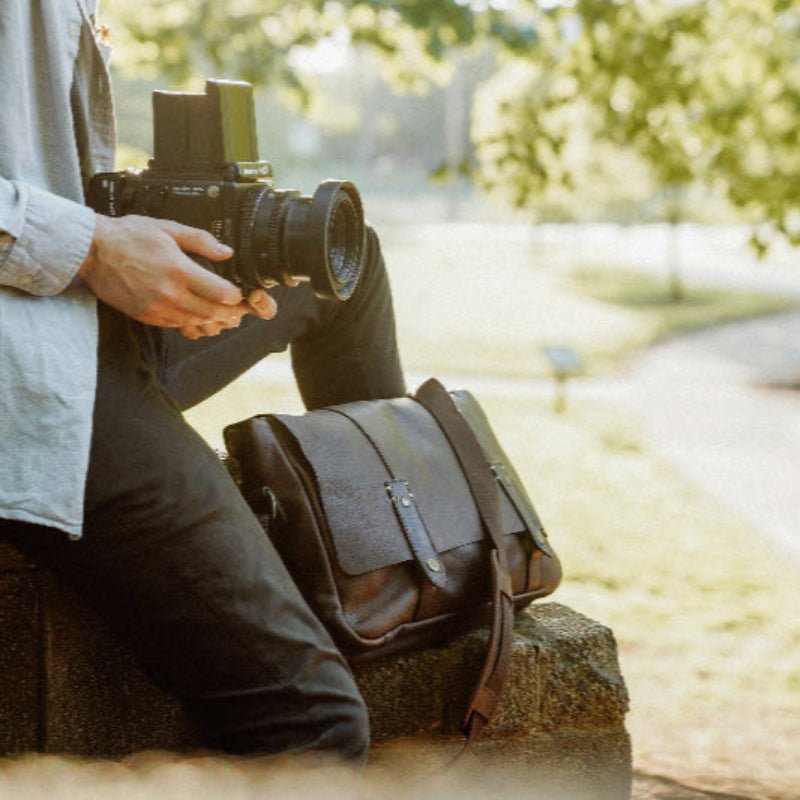 Walker Leather Messenger Bag | Rustic Tan