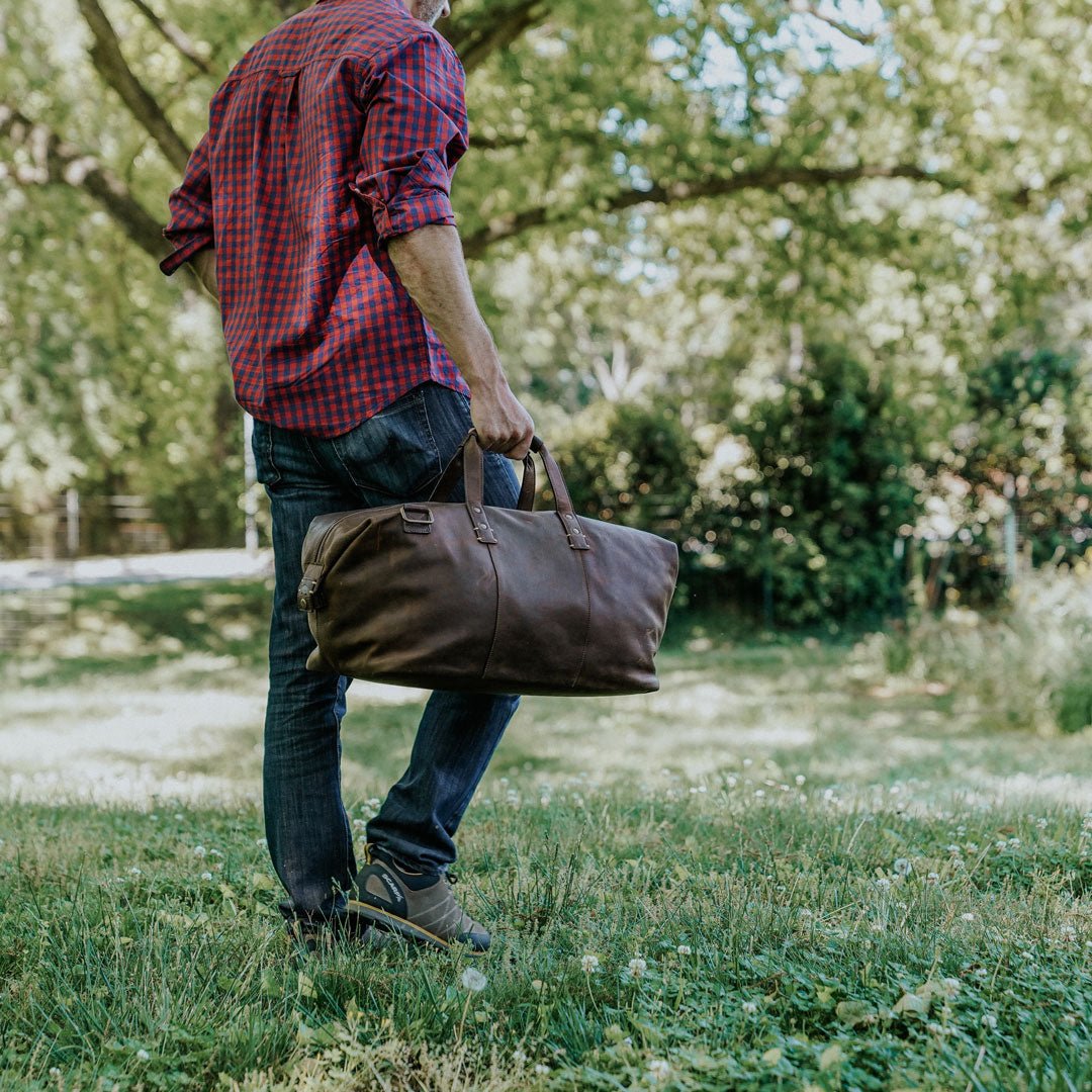 Walker Leather Weekend Bag | Vintage Oak  |  Duffle Bag