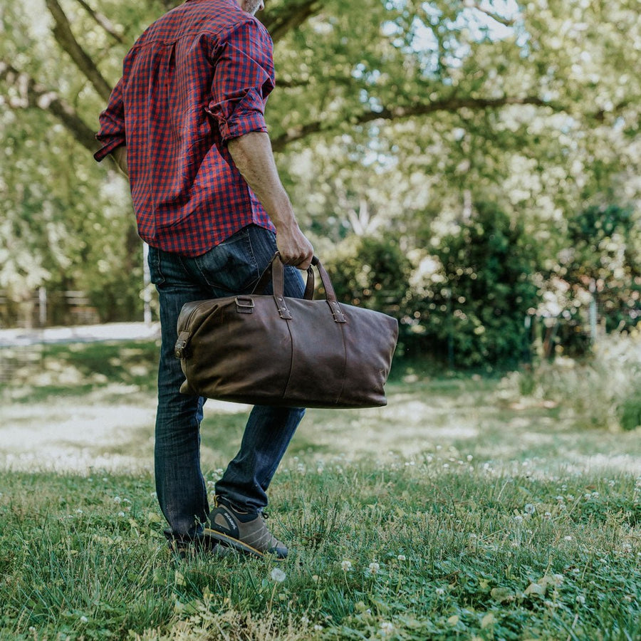 Walker Leather Weekend Bag | Vintage Oak  |  Duffle Bag