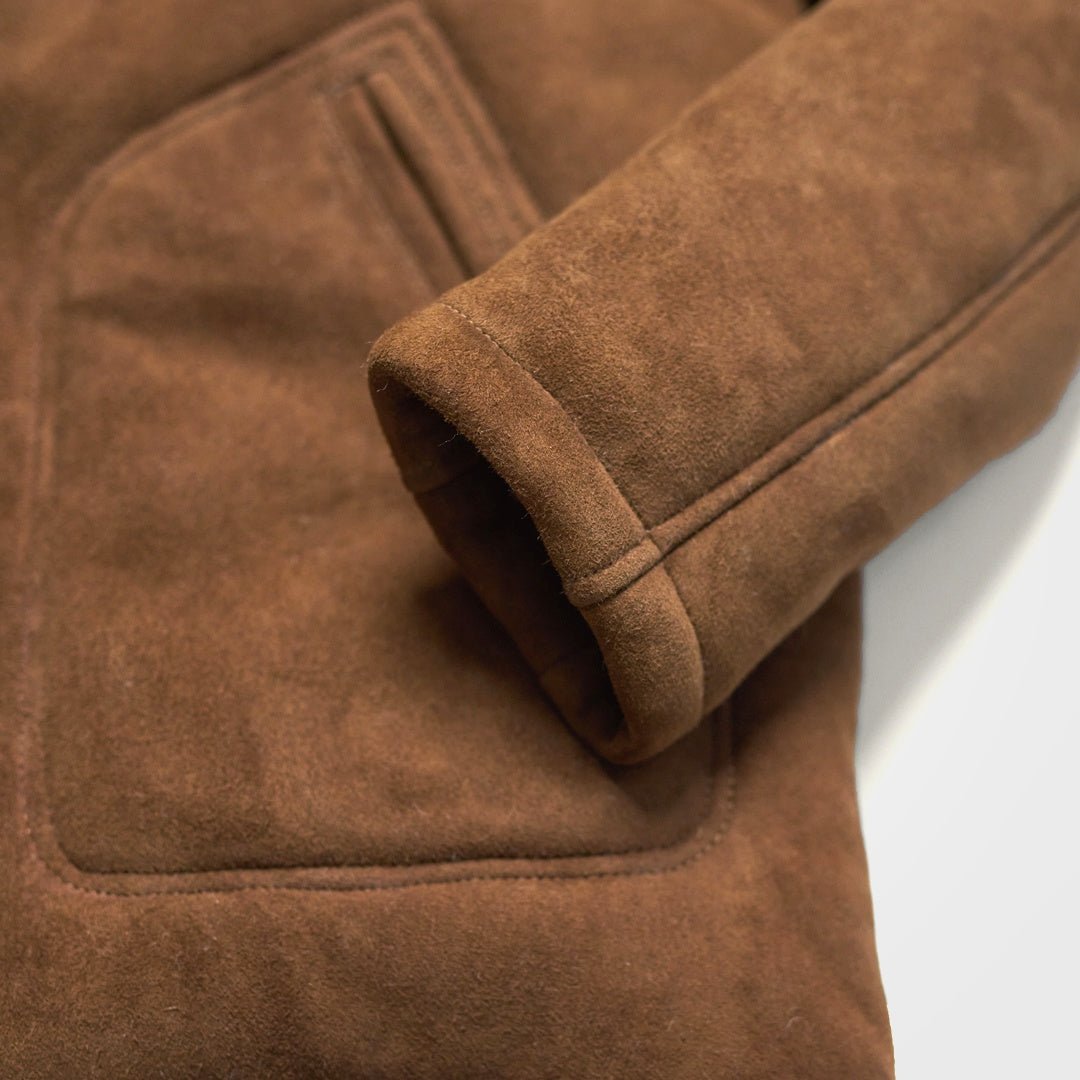 Durango Shearling Barn Coat | Saddle Tan
