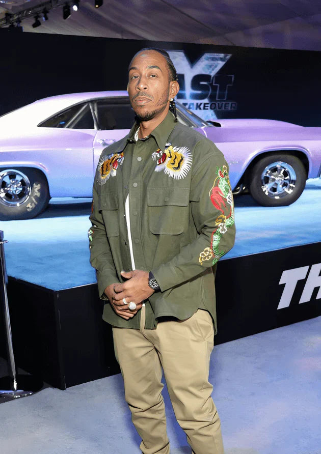Fast X 2023 Ludacris Green Cotton Jackets (Inspired Style)