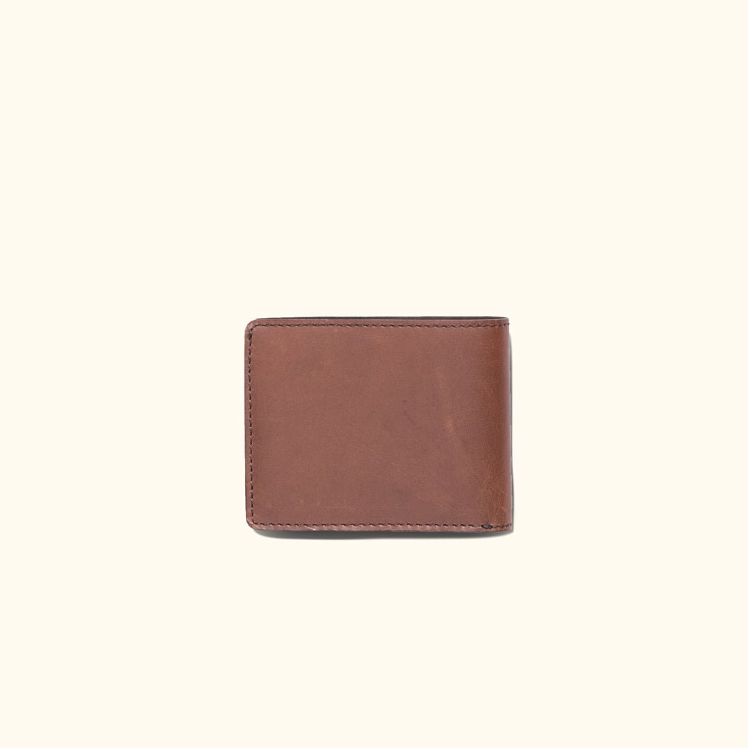 Roosevelt Leather Billfold Wallet | Amber Brown