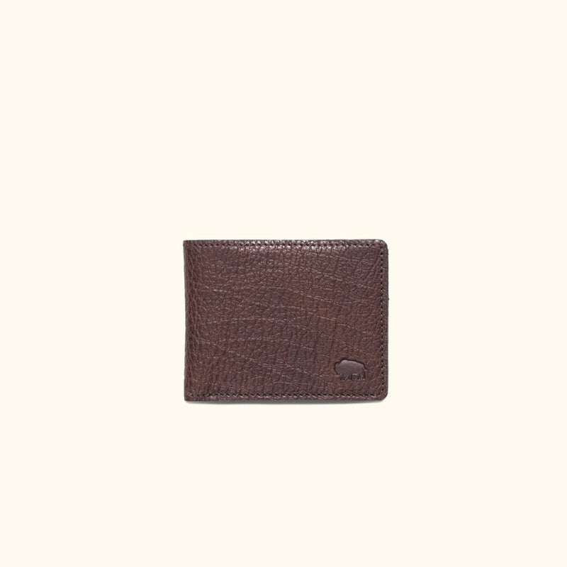 Limited Edition Roosevelt Leather Billfold Wallet | Buffalo Grain