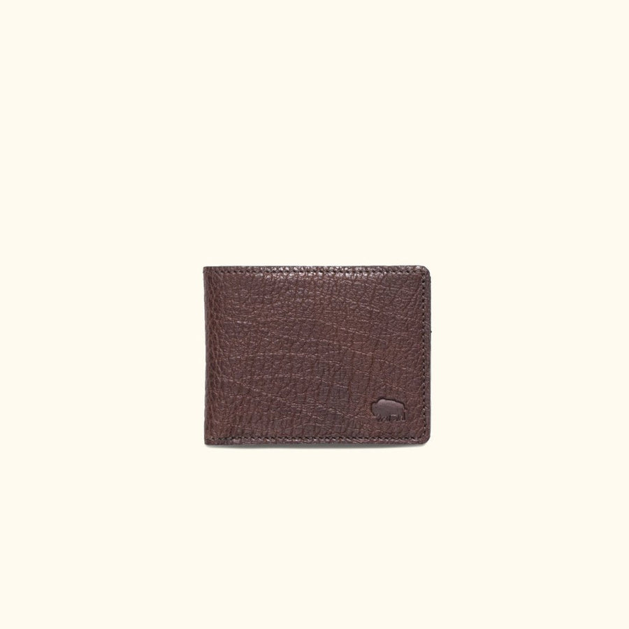 Limited Edition Roosevelt Leather Billfold Wallet | Buffalo Grain