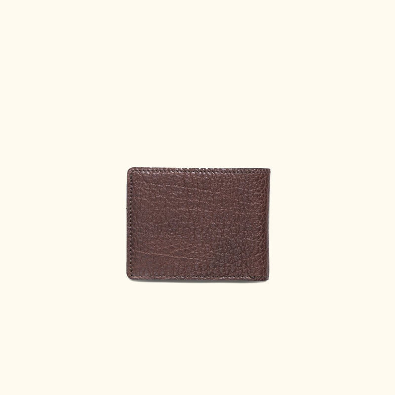 Limited Edition Roosevelt Leather Billfold Wallet | Buffalo Grain