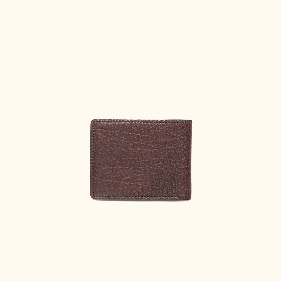 Limited Edition Roosevelt Leather Billfold Wallet | Buffalo Grain