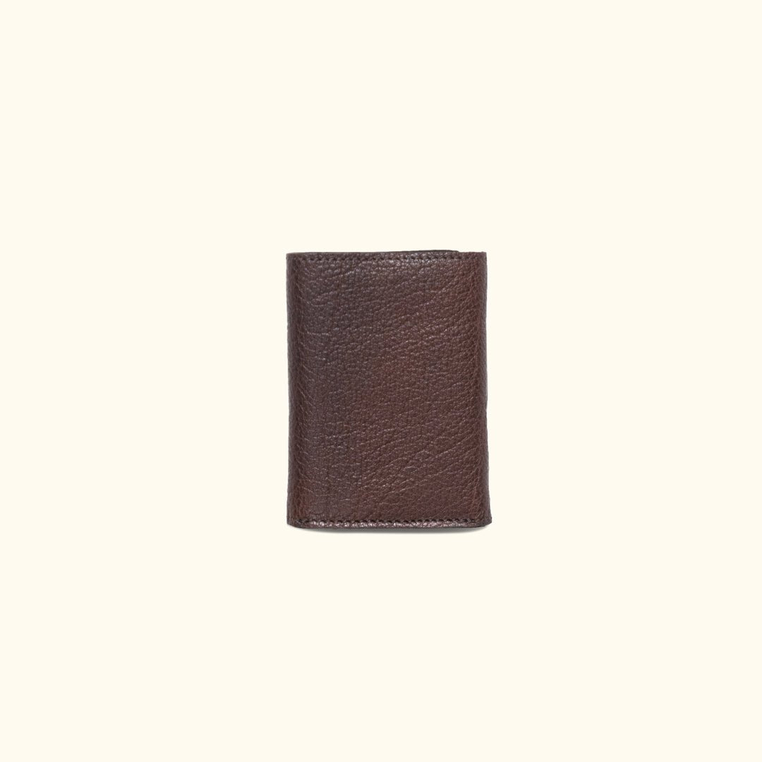 Limited Edition Roosevelt Leather Trifold Wallet | Buffalo Grain