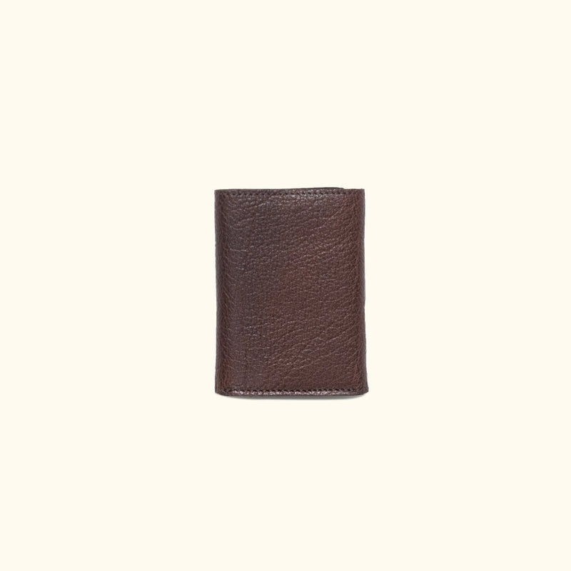 Limited Edition Roosevelt Leather Trifold Wallet | Buffalo Grain