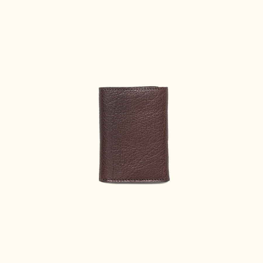 Limited Edition Roosevelt Leather Trifold Wallet | Buffalo Grain