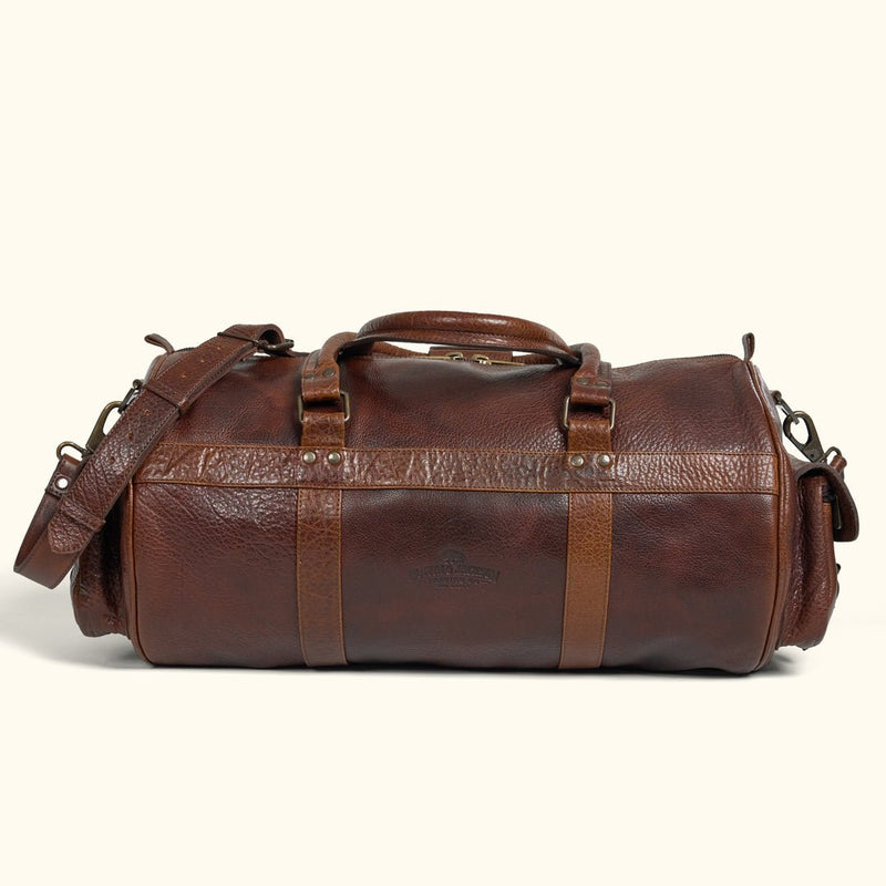 Limited Edition Roosevelt Buffalo Leather Duffle Bag | Buffalo Grain