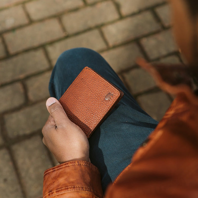 Ryder Reserve Bison Leather Billfold Wallet | Brown