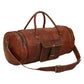 Handcrafted Classic Leather Travel Duffel Bag