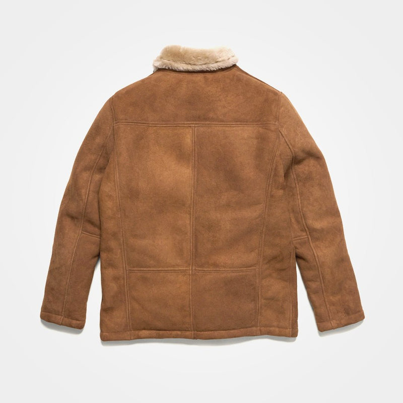 Durango Shearling Barn Coat | Saddle Tan