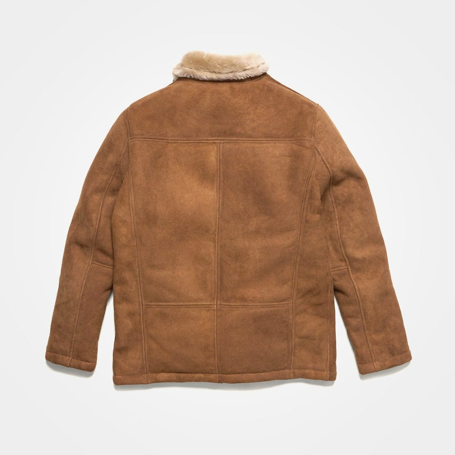 Durango Shearling Barn Coat | Saddle Tan