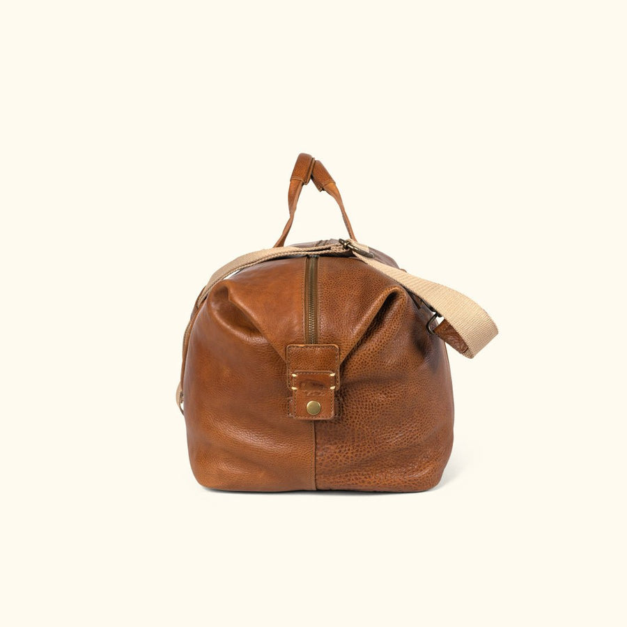Walker Leather Weekend Bag | Rustic Tan  |  Duffle Bag