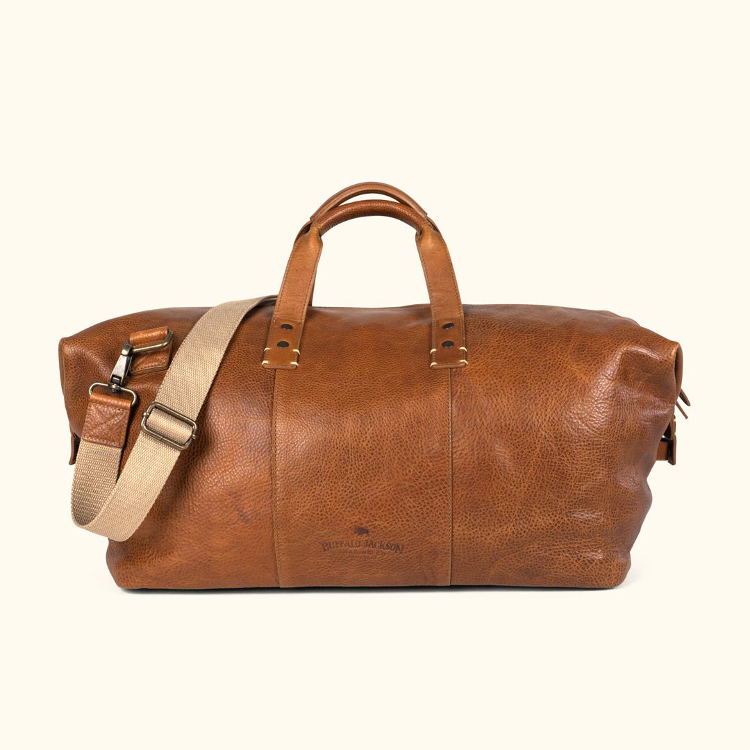 Walker Leather Weekend Bag | Rustic Tan  |  Duffle Bag