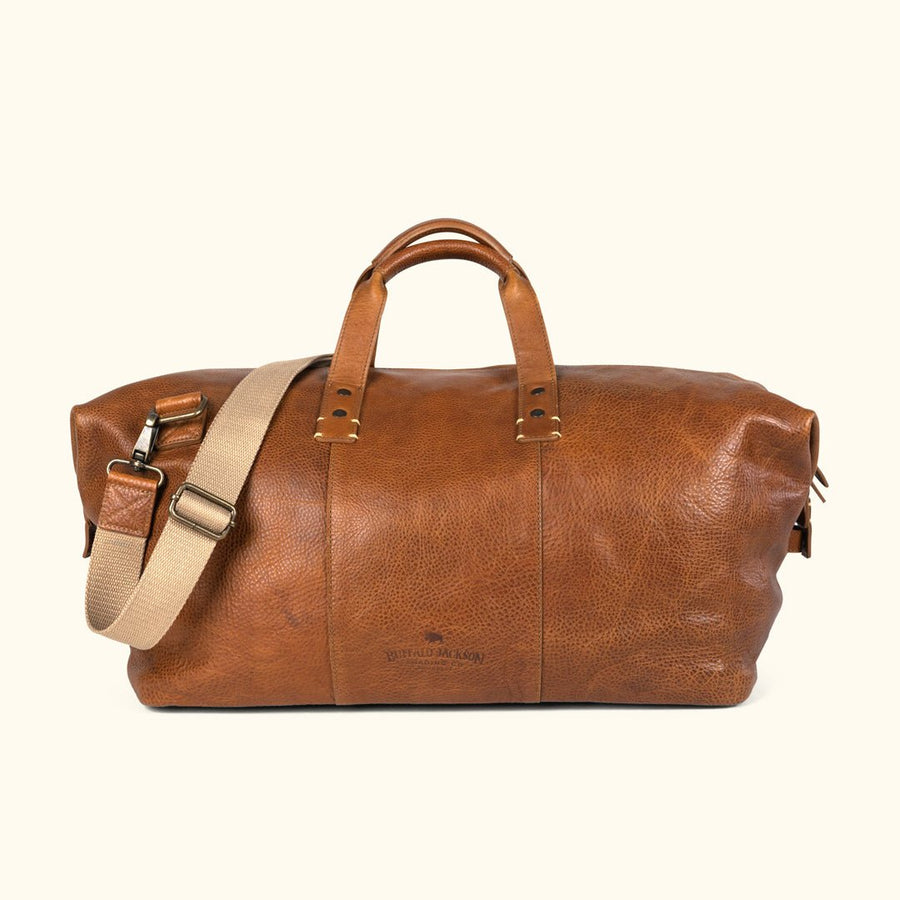 Walker Leather Weekend Bag | Rustic Tan  |  Duffle Bag