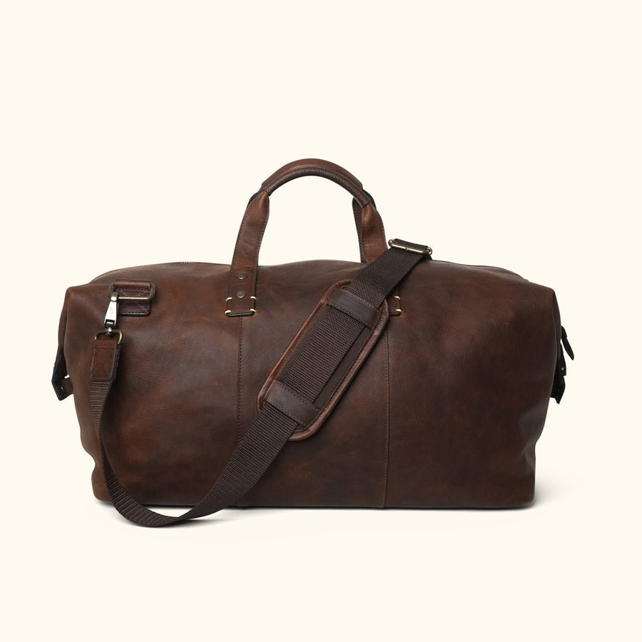 Walker Leather Weekend Bag | Vintage Oak  |  Duffle Bag