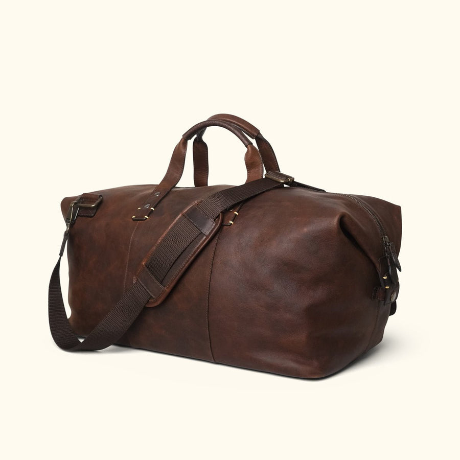 Walker Leather Weekend Bag | Vintage Oak  |  Duffle Bag