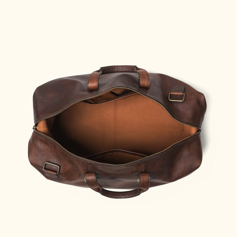 Walker Leather Weekend Bag | Vintage Oak  |  Duffle Bag