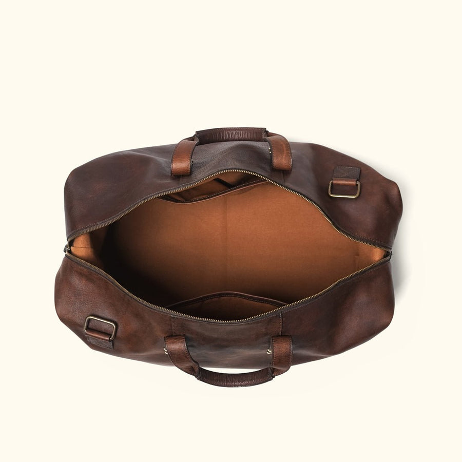 Walker Leather Weekend Bag | Vintage Oak  |  Duffle Bag